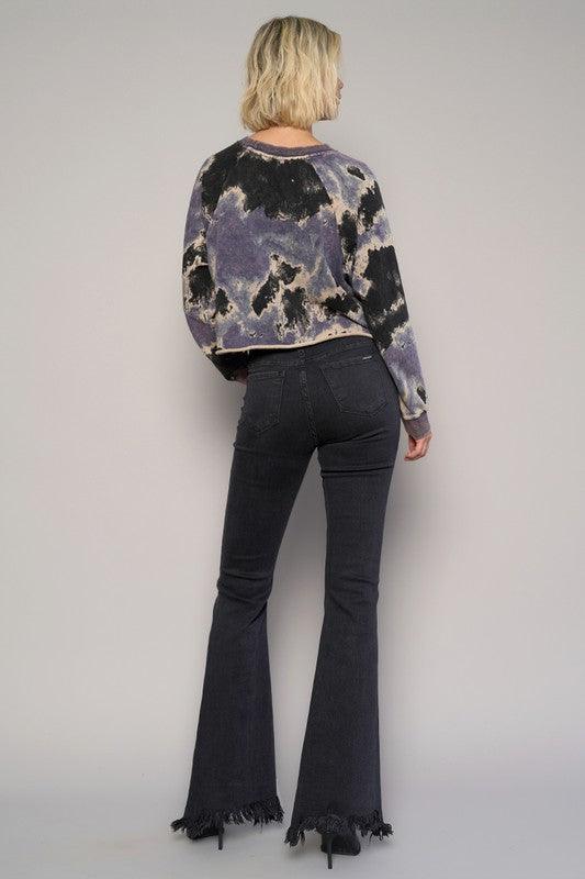 Mid Rise Flare Jeans- Doss Dollz