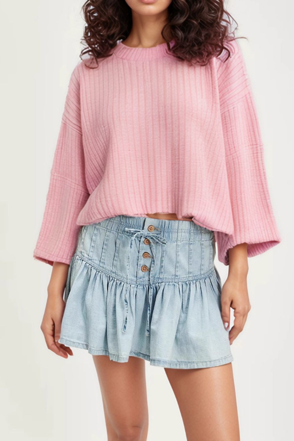 Mid Rise Flare Jeans- Doss Dollz