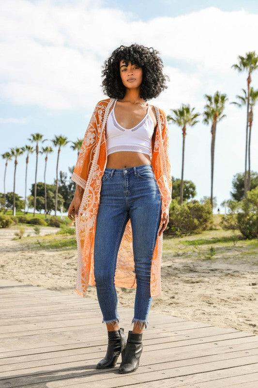 Mid Rise Flare Jeans- Doss Dollz