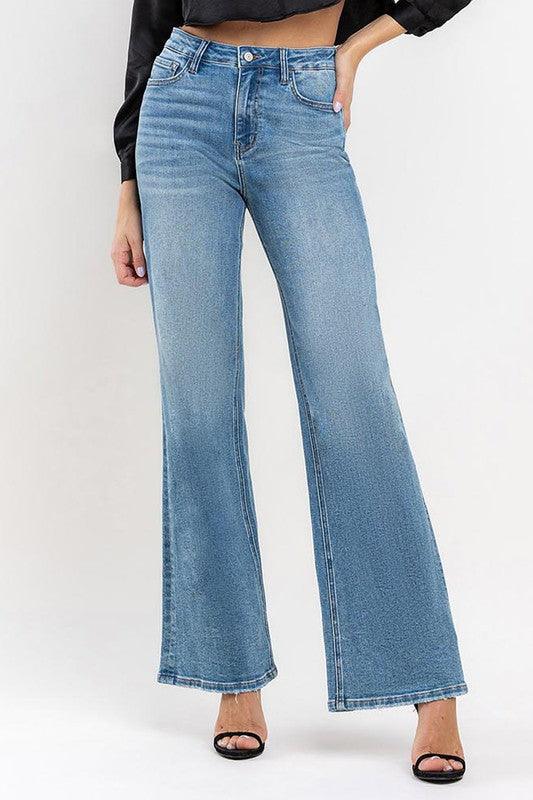 Mid Rise Flare Jeans- Doss Dollz