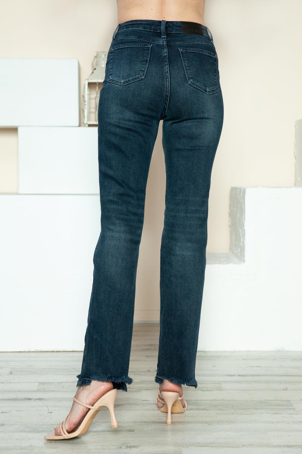 Mid Rise Flare Jeans- Doss Dollz