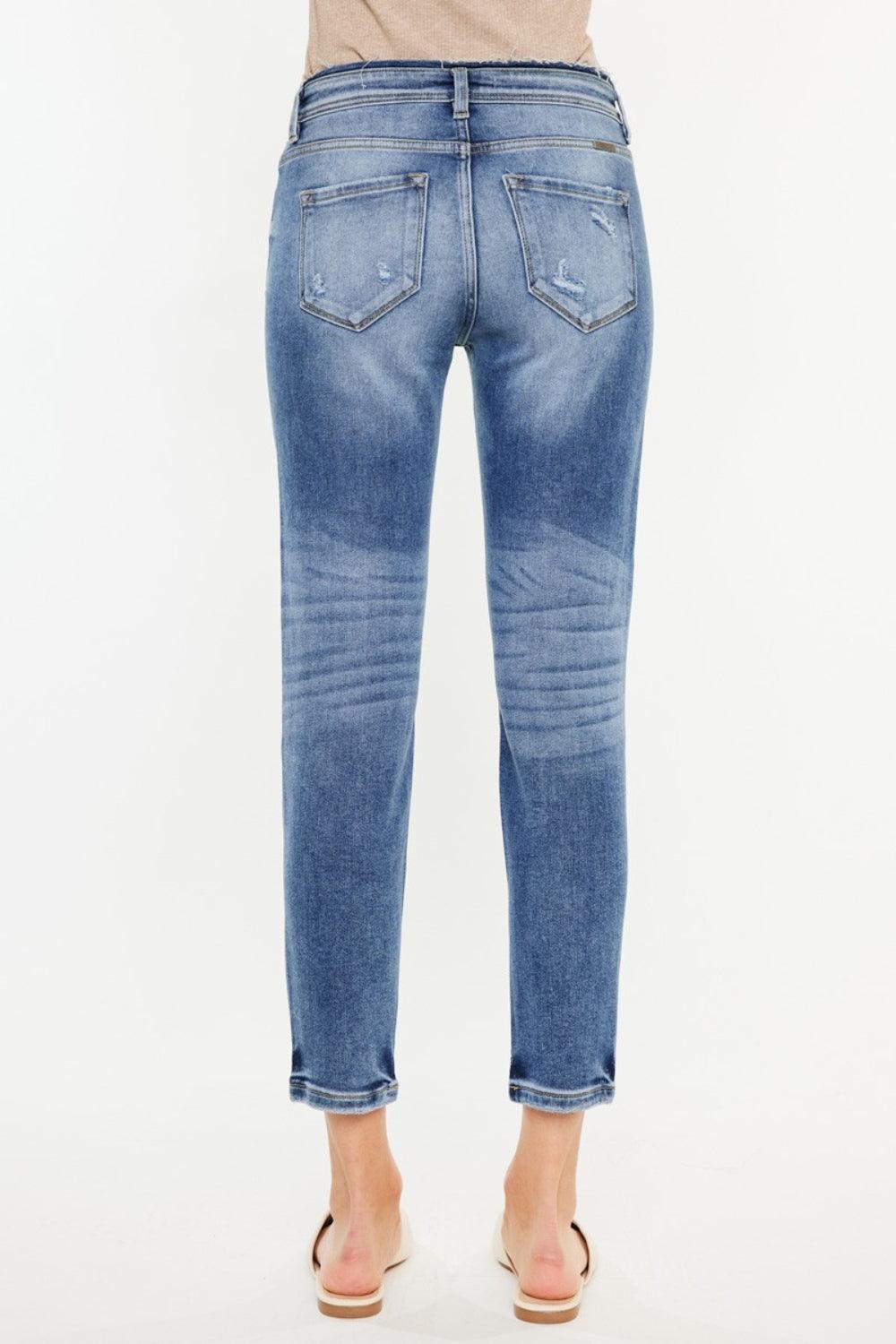 Mid Rise Flare Jeans- Doss Dollz