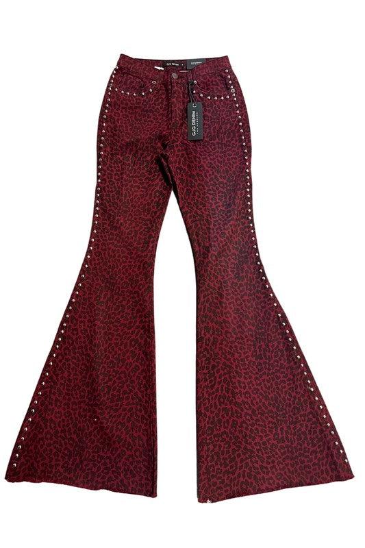 Mid Rise Flare Jeans- Doss Dollz