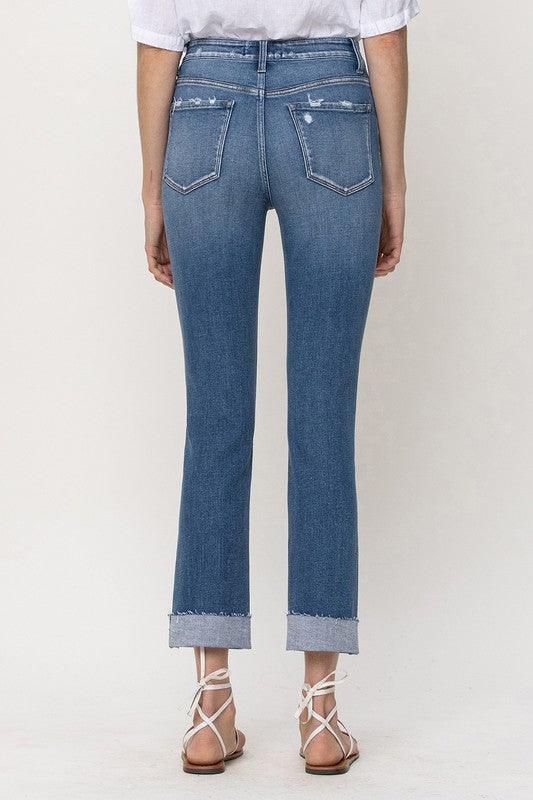 Mid Rise Flare Jeans- Doss Dollz