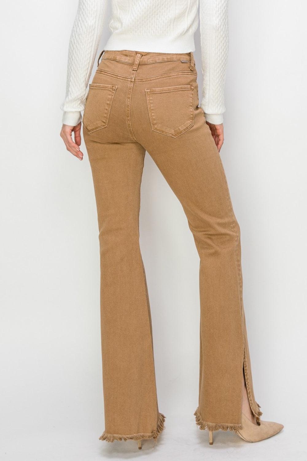 Mid Rise Flare Jeans- Doss Dollz