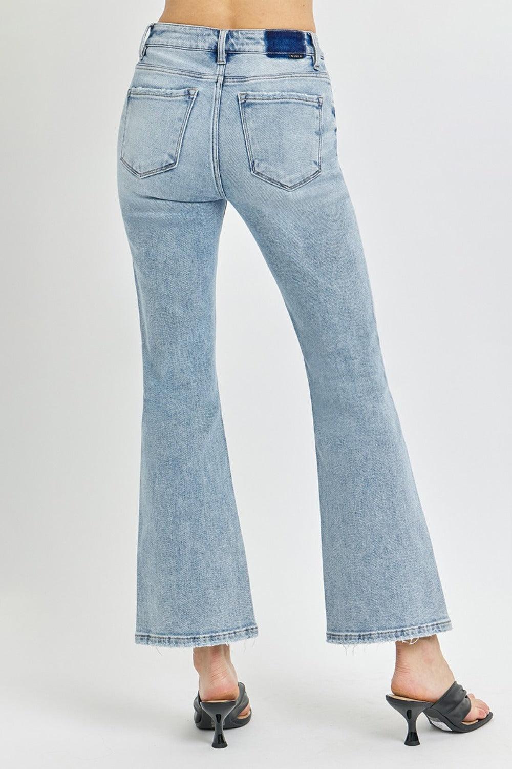 Mid Rise Flare Jeans- Doss Dollz