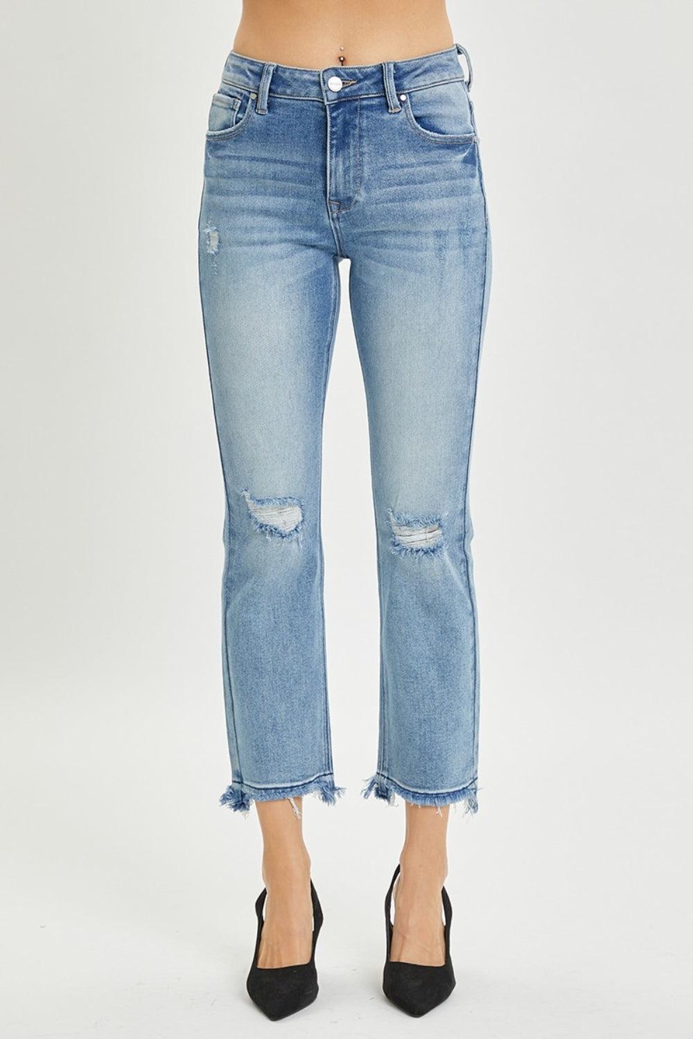 Mid Rise Flare Jeans- Doss Dollz