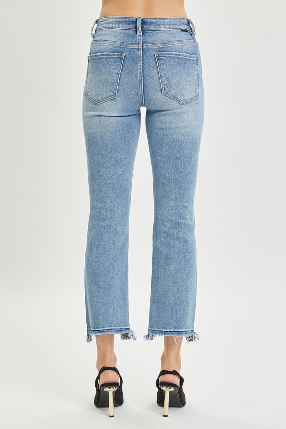 Mid Rise Flare Jeans- Doss Dollz