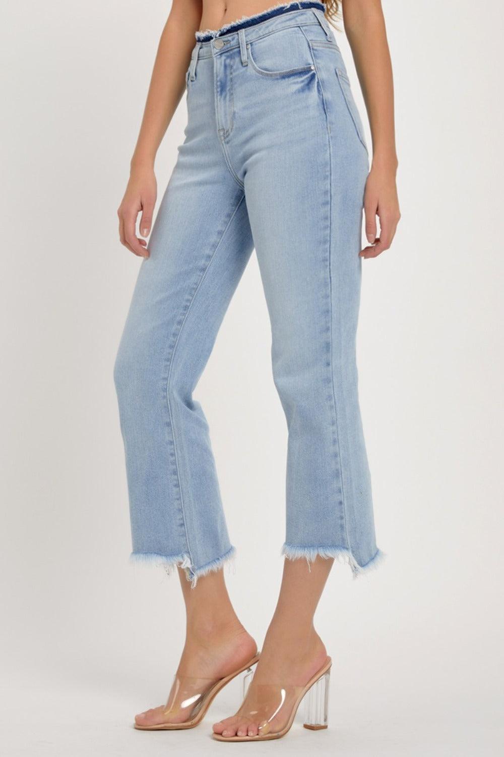 Mid Rise Flare Jeans- Doss Dollz