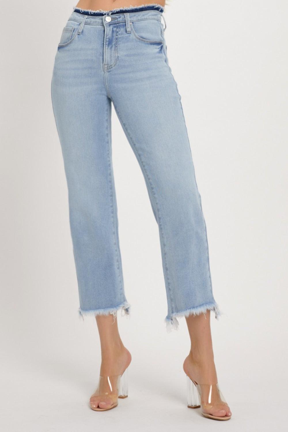 Mid Rise Flare Jeans- Doss Dollz