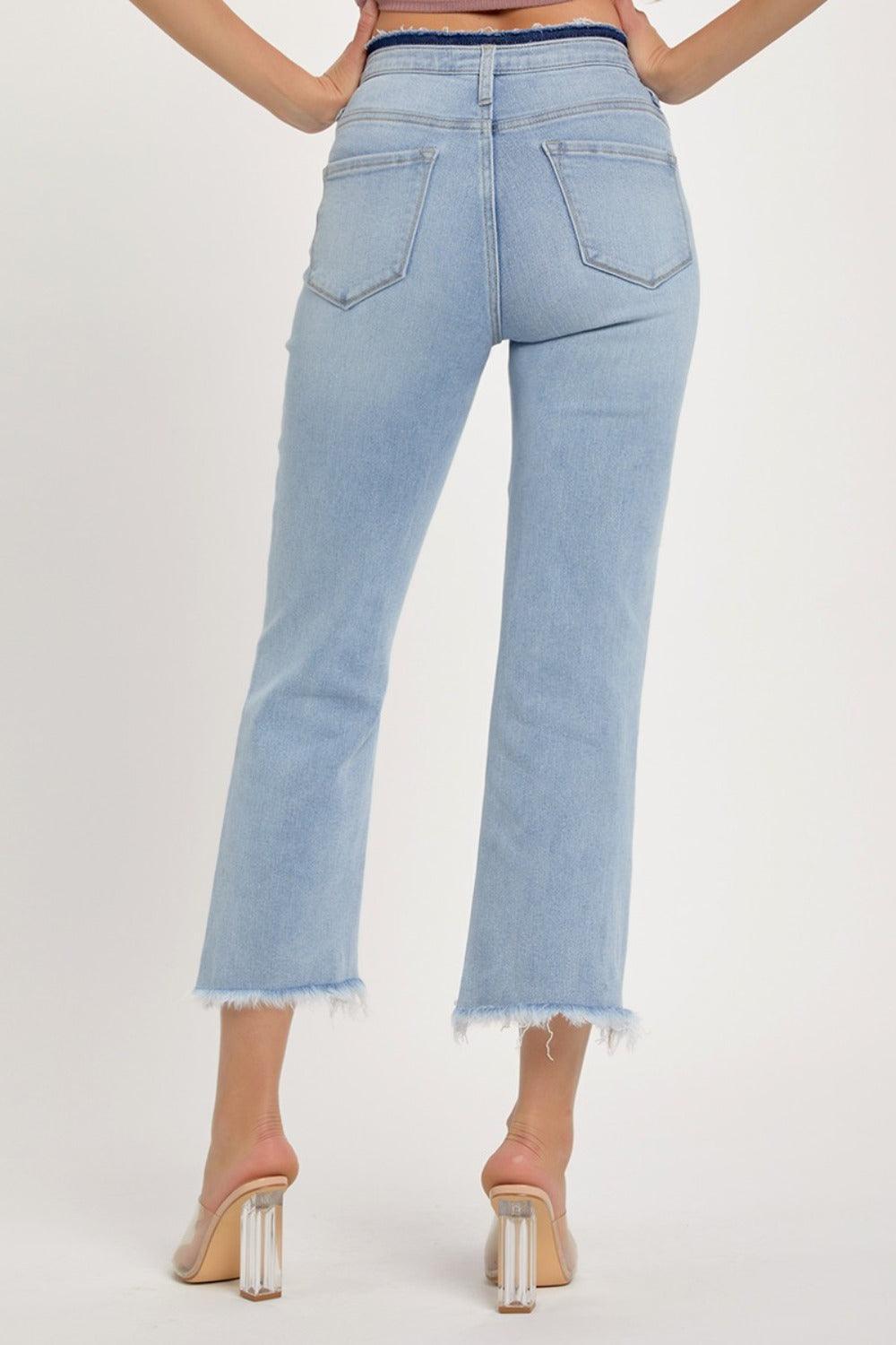 Mid Rise Flare Jeans- Doss Dollz