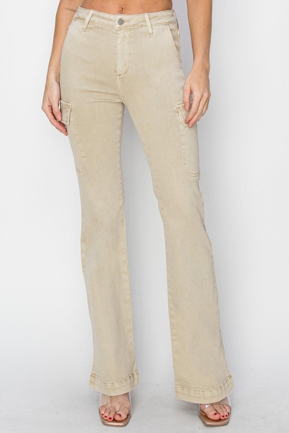Mid Rise Flare Jeans- Doss Dollz