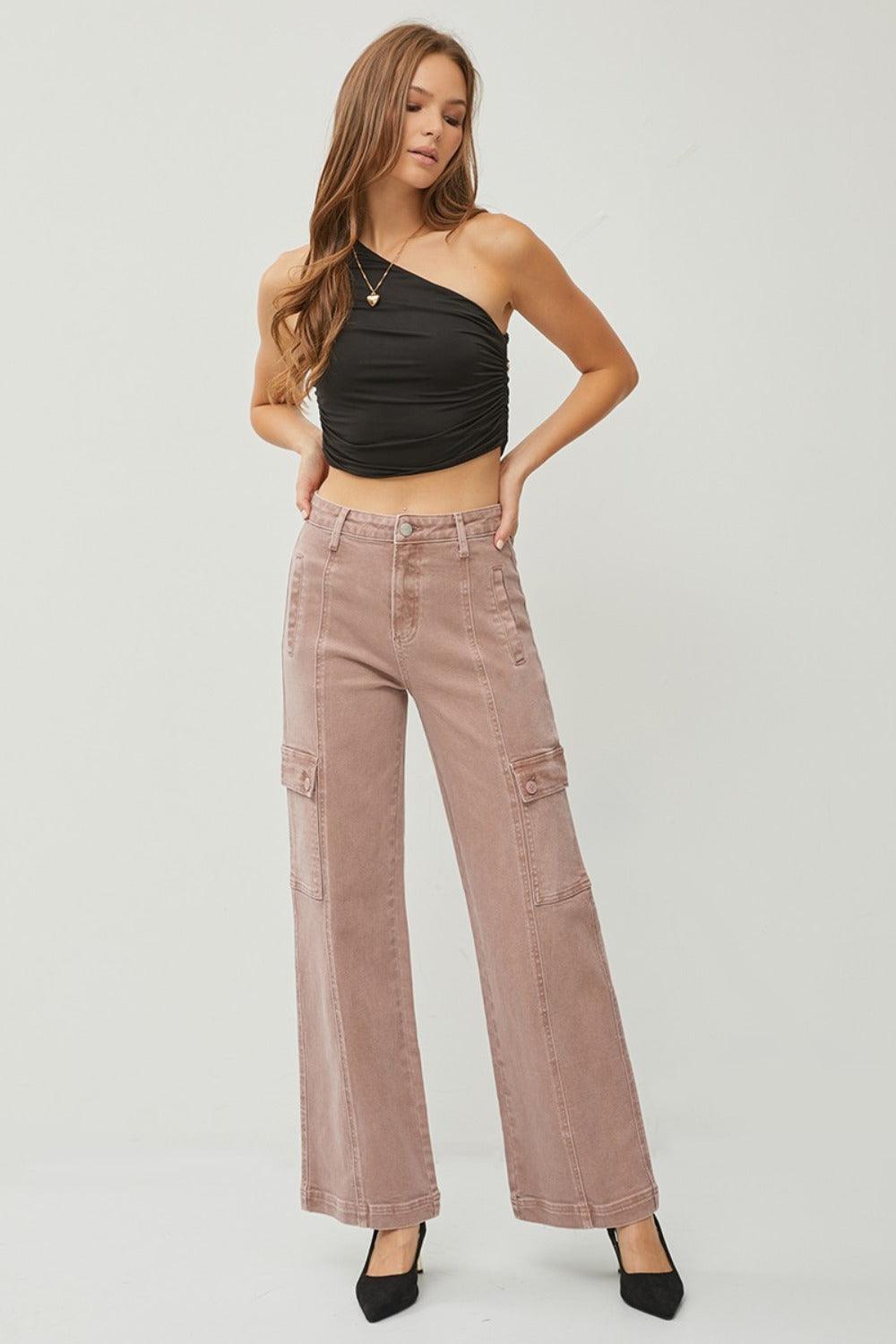 Mid Rise Flare Jeans- Doss Dollz