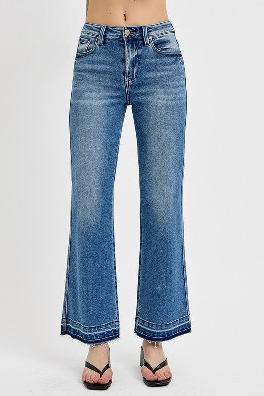 Mid Rise Flare Jeans- Doss Dollz