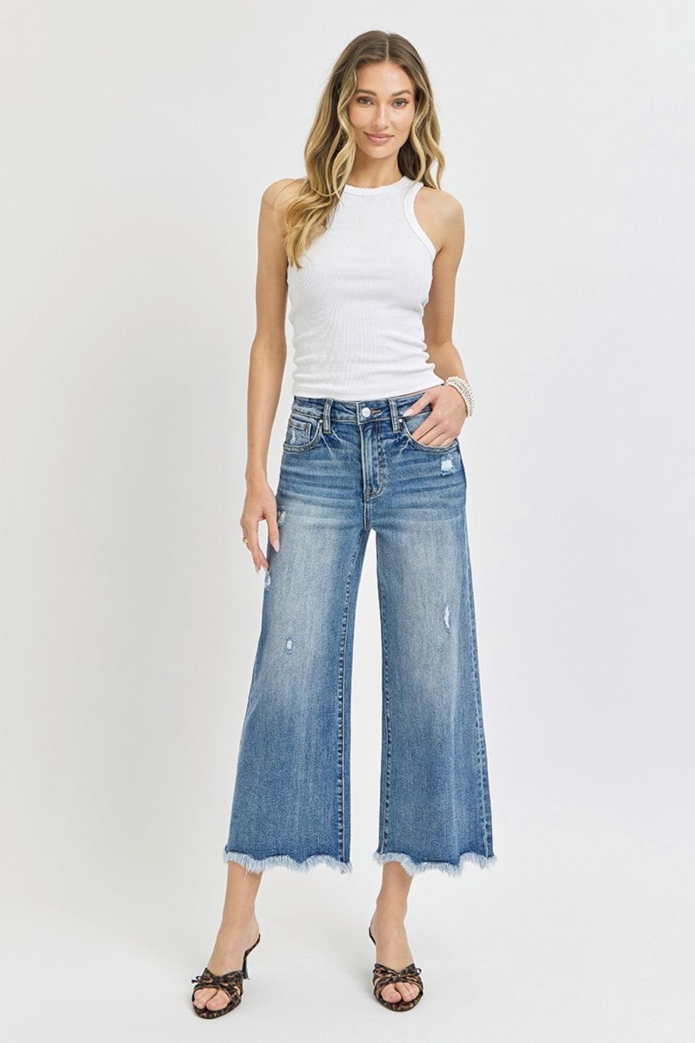 Mid Rise Flare Jeans- Doss Dollz