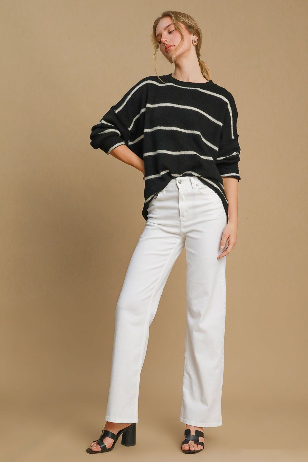 Mid Rise Flare Jeans- Doss Dollz