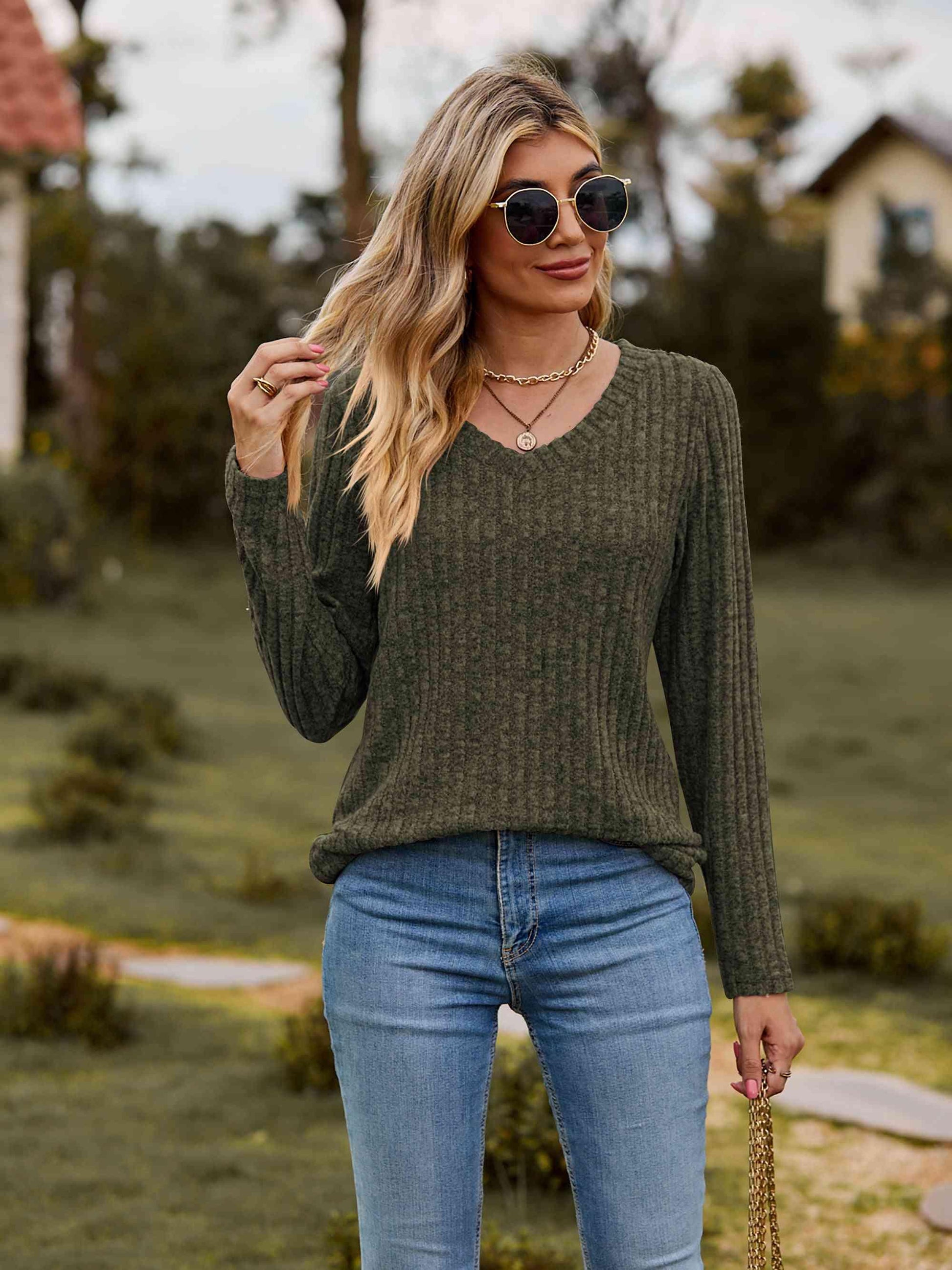 Mid Rise Flare Jeans- Doss Dollz