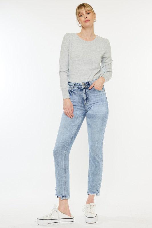 Mid Rise Flare Jeans- Doss Dollz