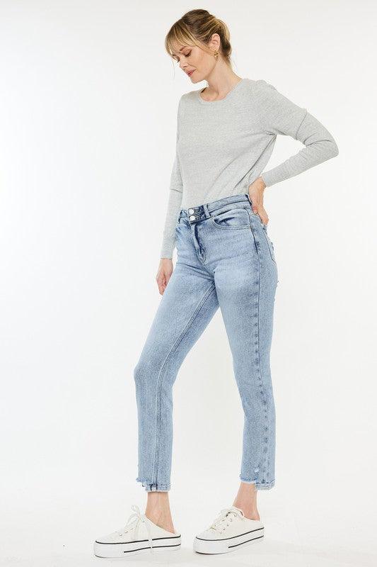 Mid Rise Flare Jeans- Doss Dollz