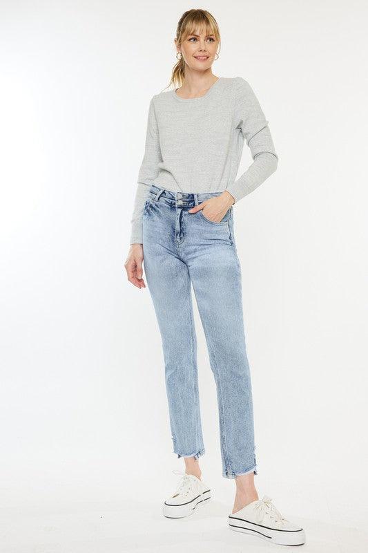 Mid Rise Flare Jeans- Doss Dollz