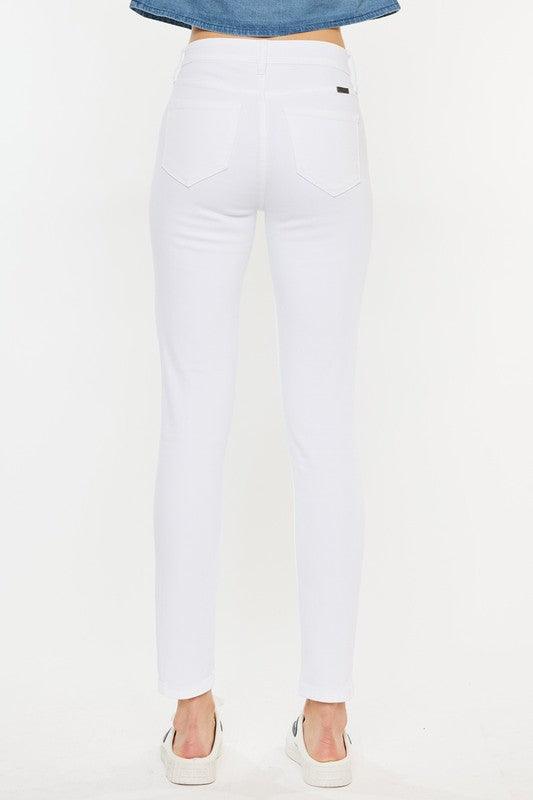 High Rise Ankle Skinny Jeans