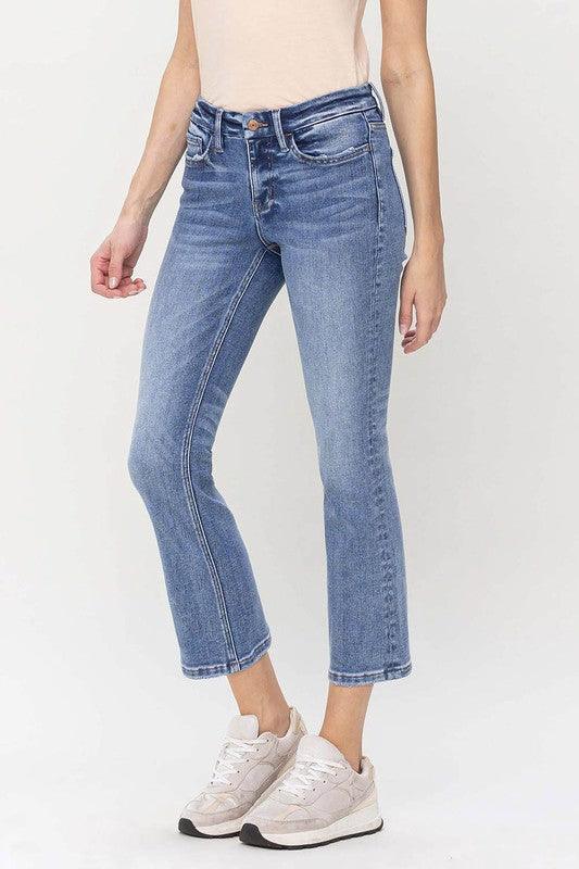 Mid Rise Flare Jeans- Doss Dollz