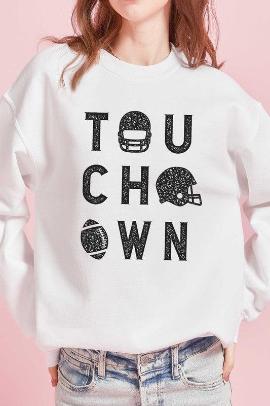 TOUCHDOWN GRAPHIC SWEATSHIRT