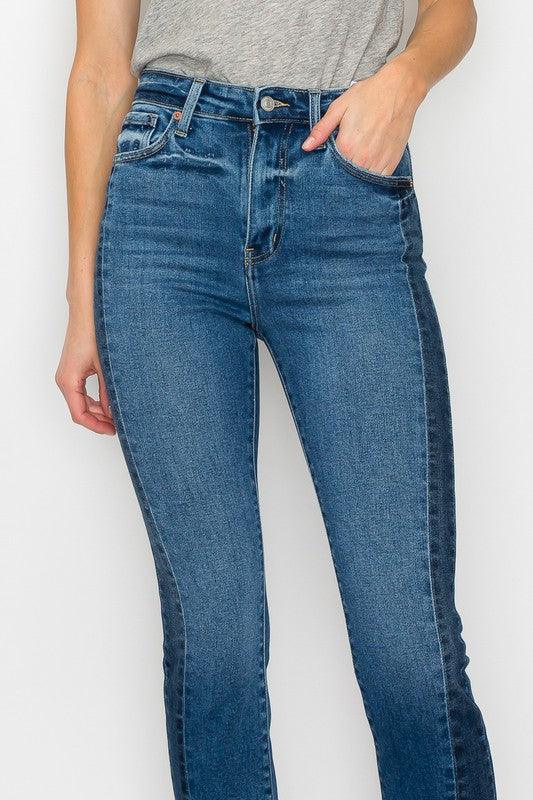 Mid Rise Flare Jeans- Doss Dollz