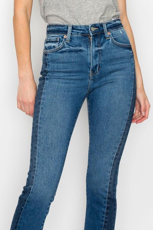 Mid Rise Flare Jeans- Doss Dollz