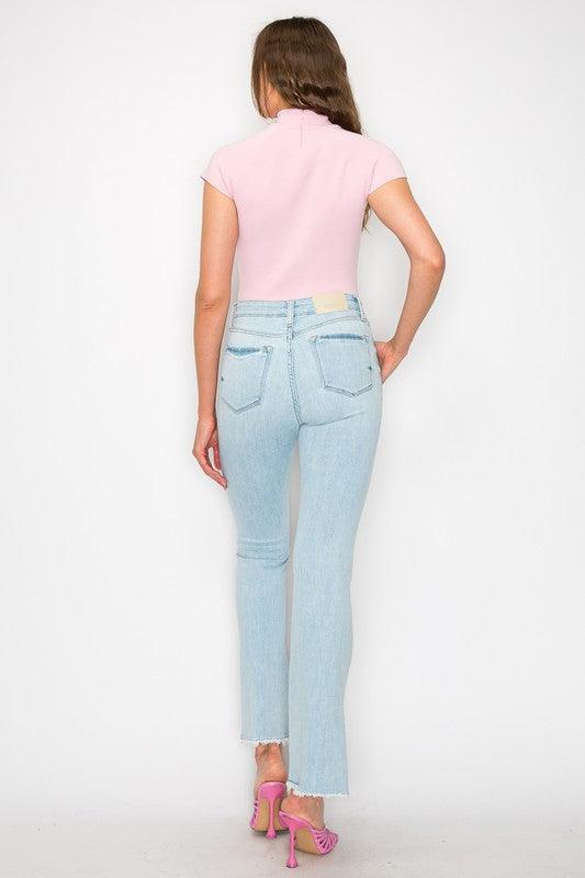 Mid Rise Flare Jeans- Doss Dollz