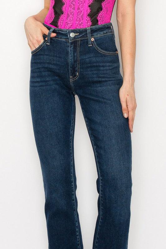 Mid Rise Flare Jeans- Doss Dollz