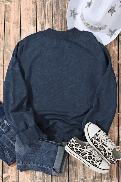 Brown HOWDY Western Fashion Graphic Sweatshirt