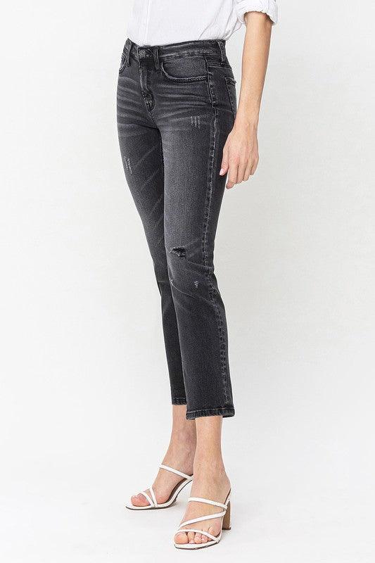 Mid Rise Flare Jeans- Doss Dollz