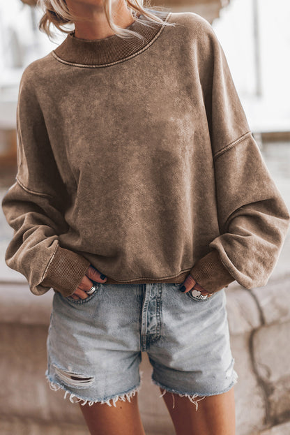 Brown HOWDY Western Fashion Graphic Sweatshirt