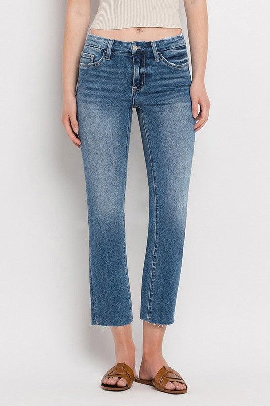 Mid Rise Flare Jeans- Doss Dollz