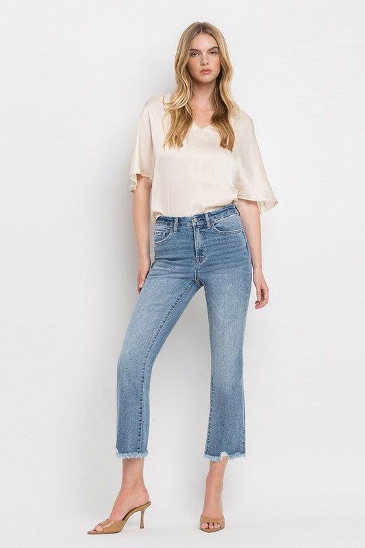 Mid Rise Flare Jeans- Doss Dollz