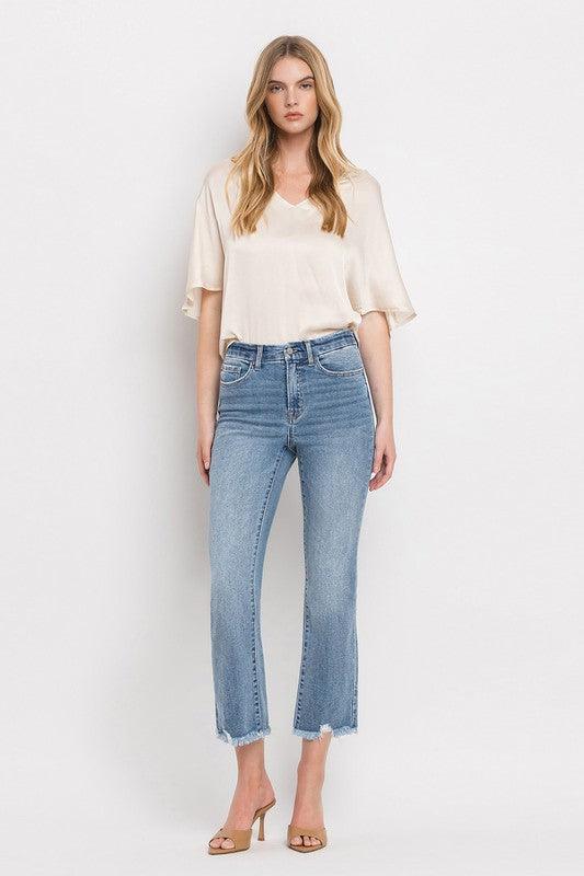 Mid Rise Flare Jeans- Doss Dollz