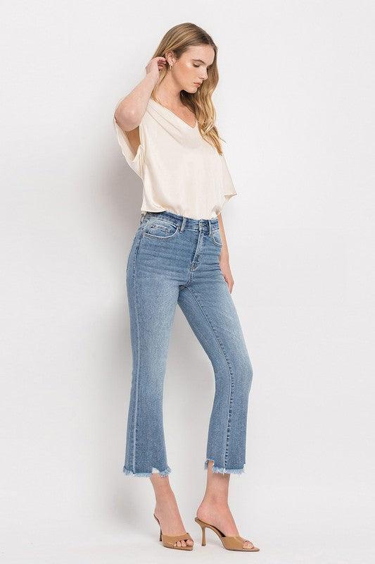 Mid Rise Flare Jeans- Doss Dollz