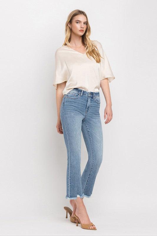 Mid Rise Flare Jeans- Doss Dollz