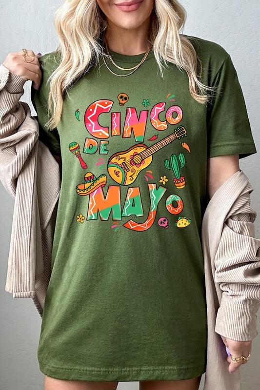 Cinco De Mayo Mexico Party Graphic T Shirts