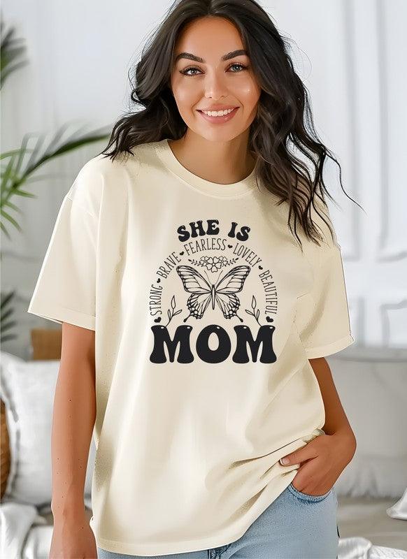 SHE IS MOM Comfort Color Tee