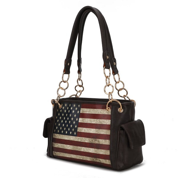 MKF Alaina Women's Flag Shoulder Bag by Mia K