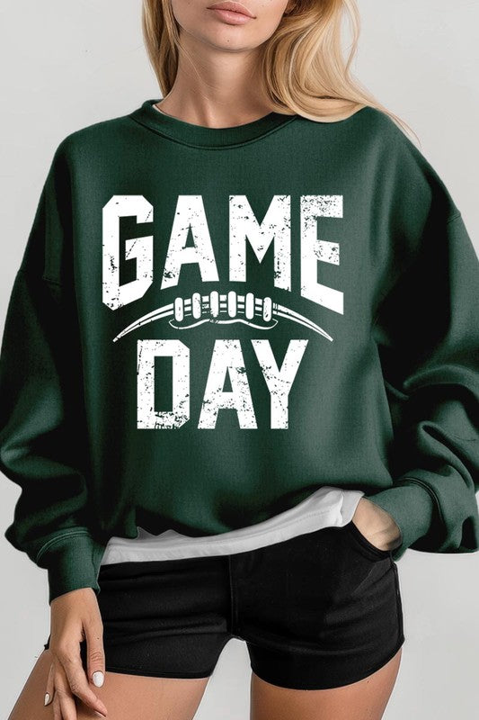 Game Day Football Graphic Fleece Sweatshirts