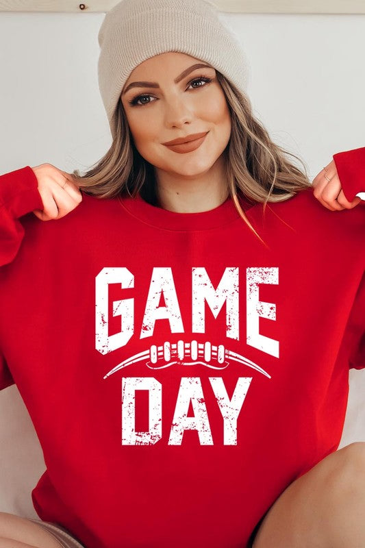 Game Day Football Graphic Fleece Sweatshirts