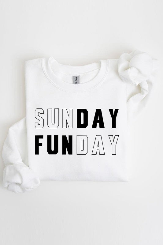 Sunday Funday Graphic Fleece Sweatshirts