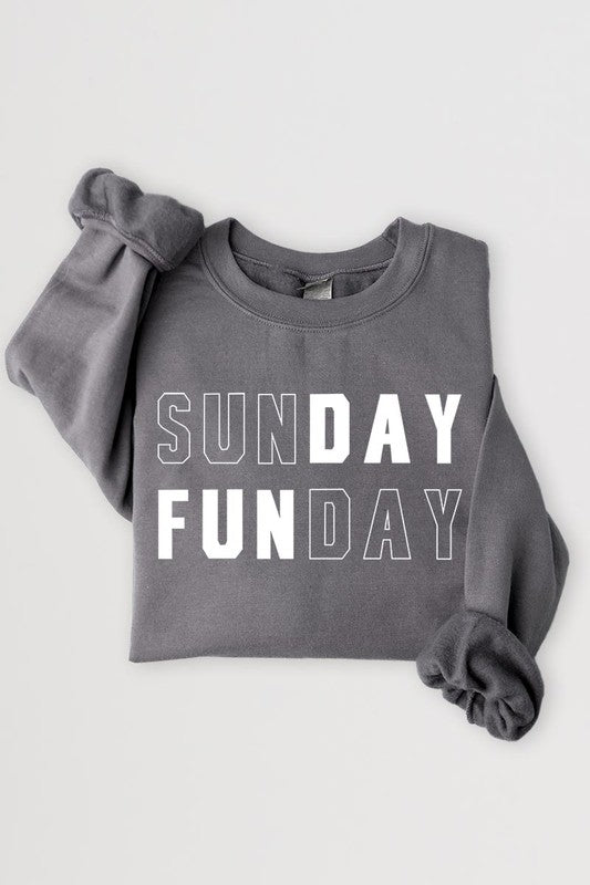 Sunday Funday Graphic Fleece Sweatshirts