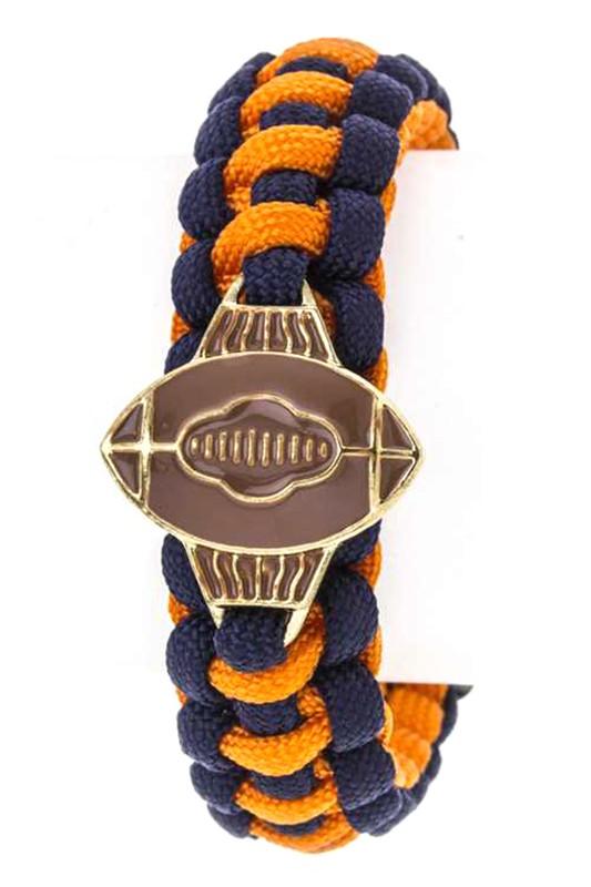 Football Team Color Paracord Bracelet