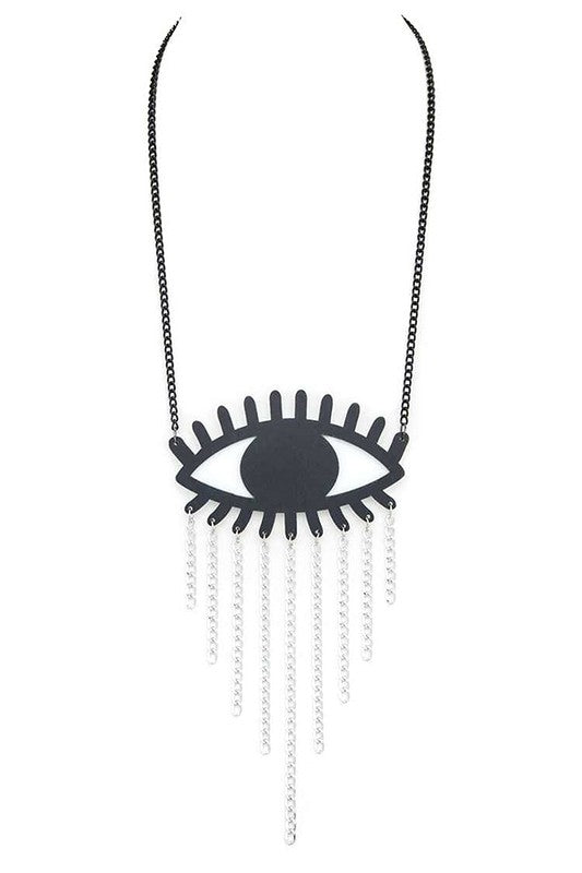 Oversize Eye Whimsical Iconic Necklace