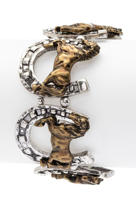 Western Horse Stretch Bracelet