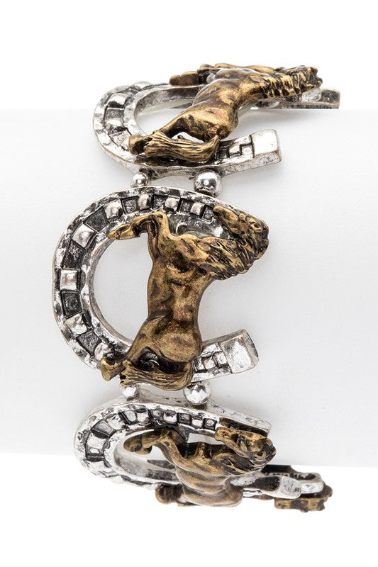 Western Horse Stretch Bracelet